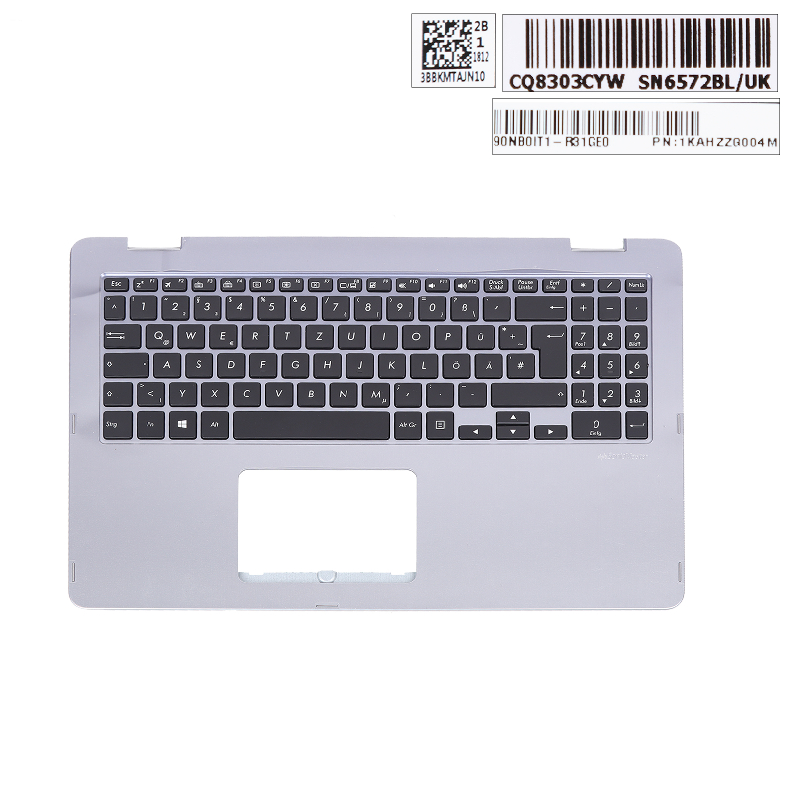 Picture of New Replacement Laptop Keyboard For ASUS VivoBook Flip 15 TP510UA TP510UF TP510UQ Laptop Palmrest GR Keyboard without Touchpard  GR Layout